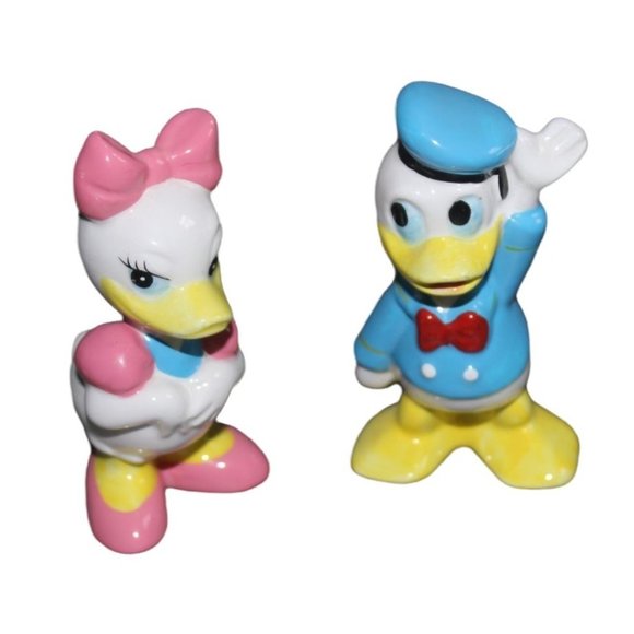 Disney Other - Vintage Disney Donald And Daisy 3 Inch Porcelain Figurines-GUC